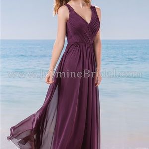 Belsoie Tiffany Chiffon & Lace Bridesmaid Dress